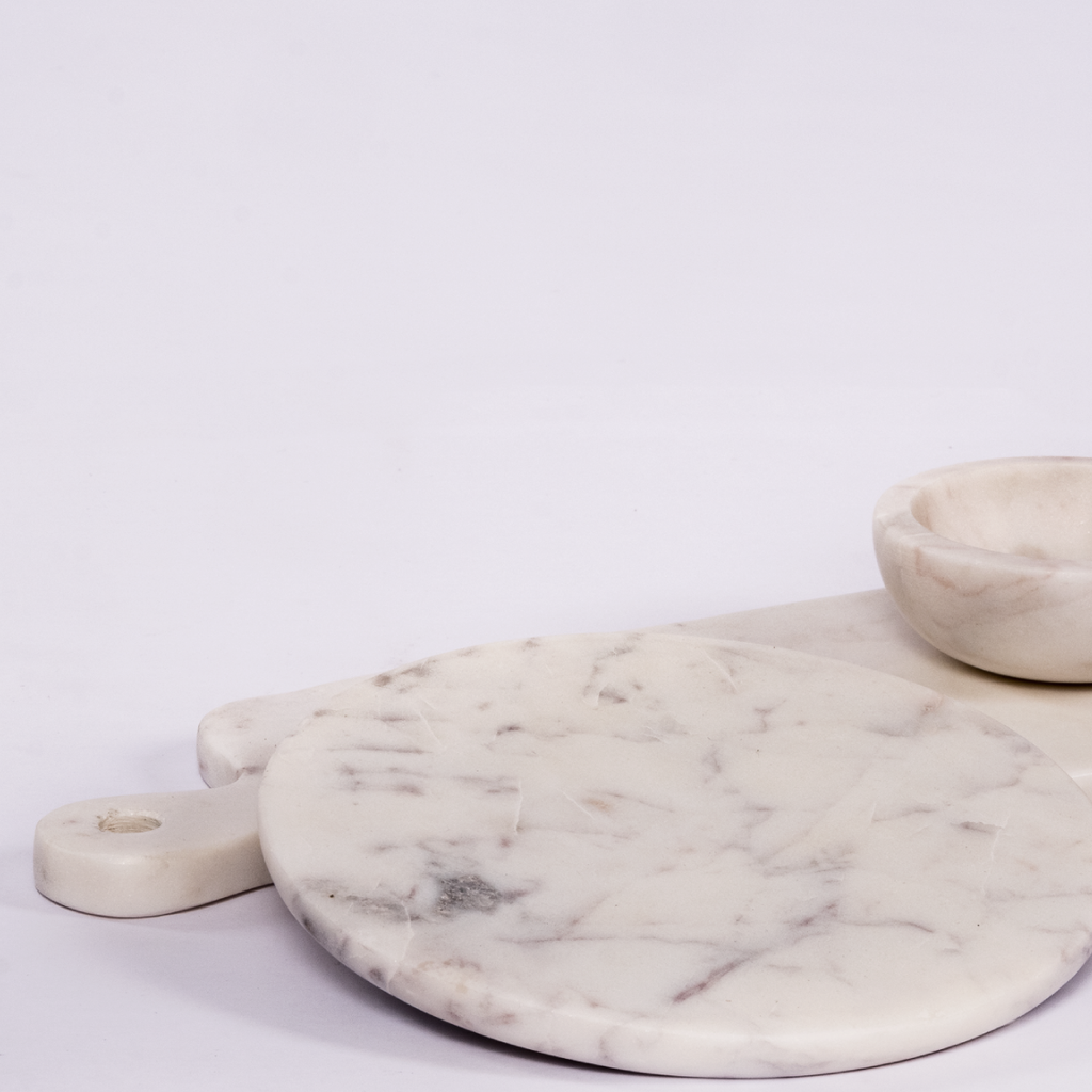 Marble Round Trivet