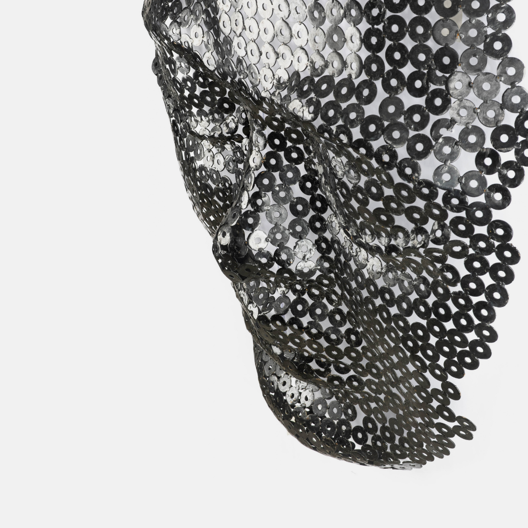 Mask Sculpture Anonymity - Large | Black