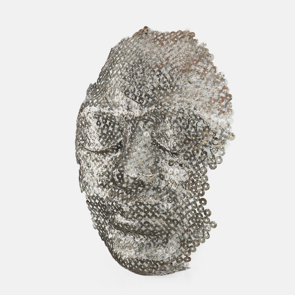 Mask Sculpture Anonymity - Large | Steel