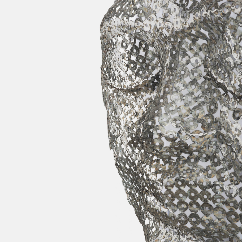 Mask Sculpture Anonymity - Large | Steel