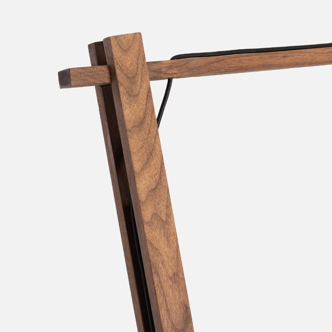 Tetsu Floor Lamp - Walnut / Nero