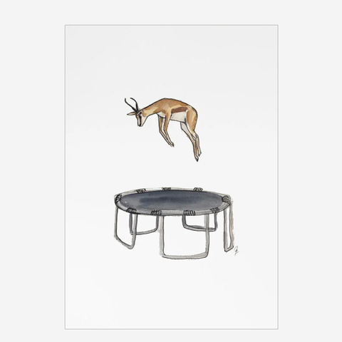 Art Poster A3 - Springbok Spring