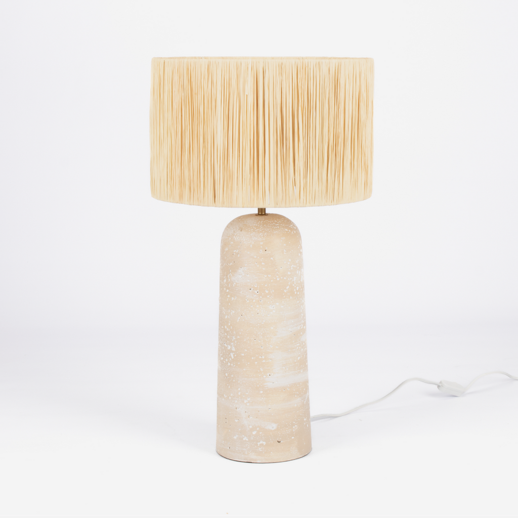 Boho Travertine Lamp