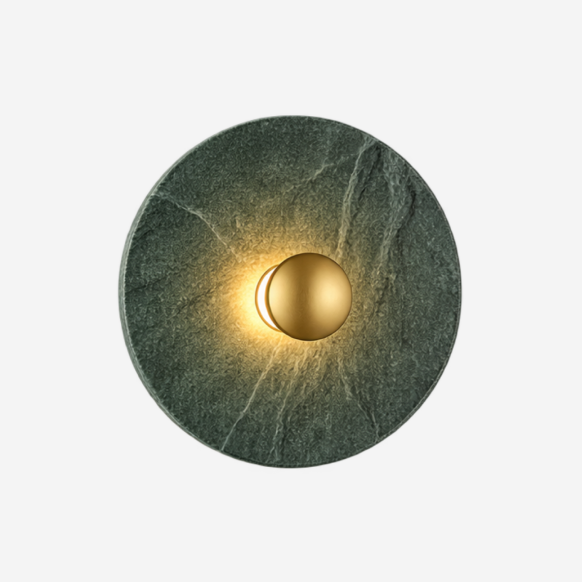 Aura Marble Wall Light - Green