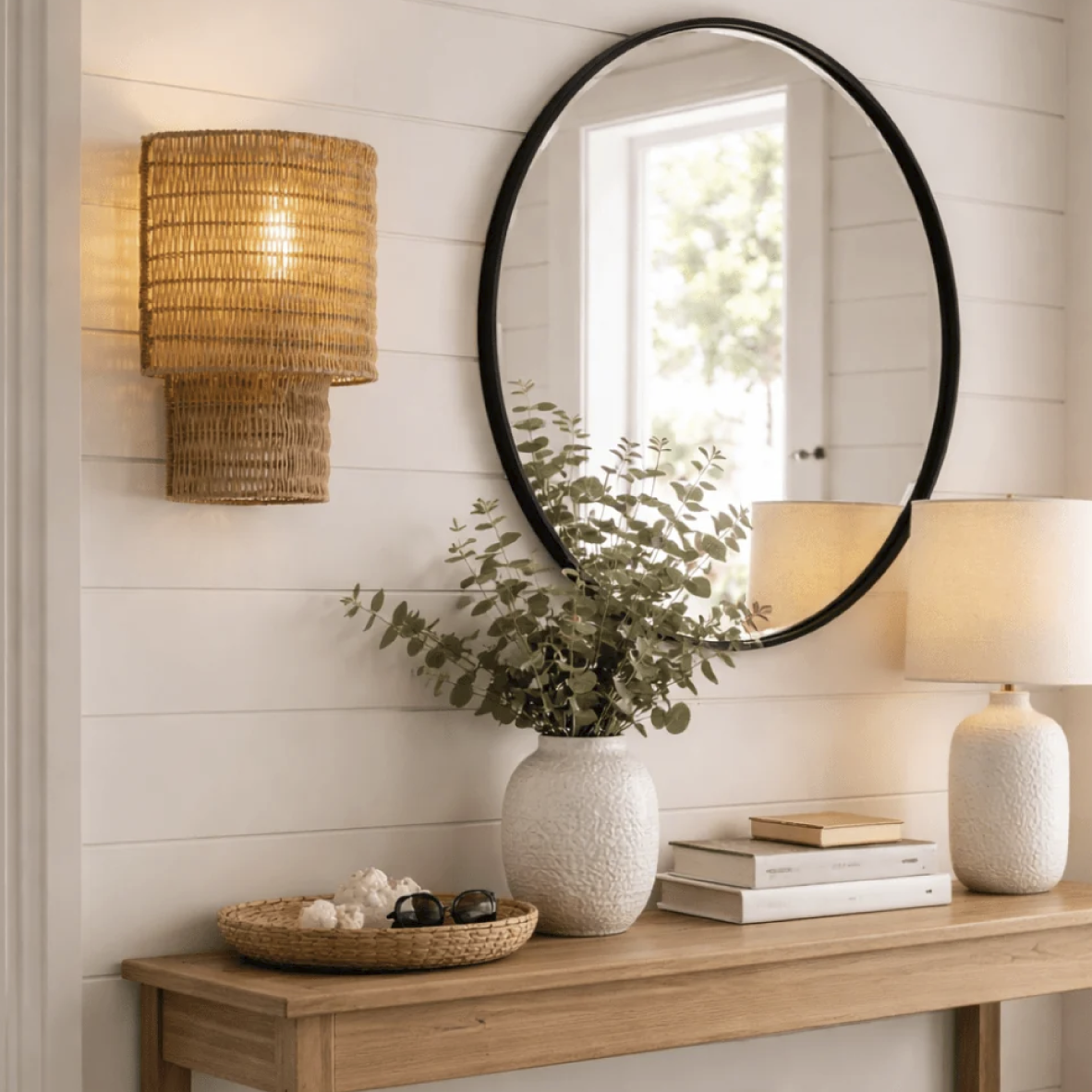 Capri Woven Wall Light