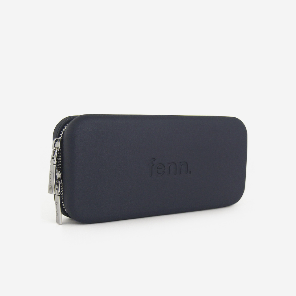 Original Wallet With Silver Zip - Navy