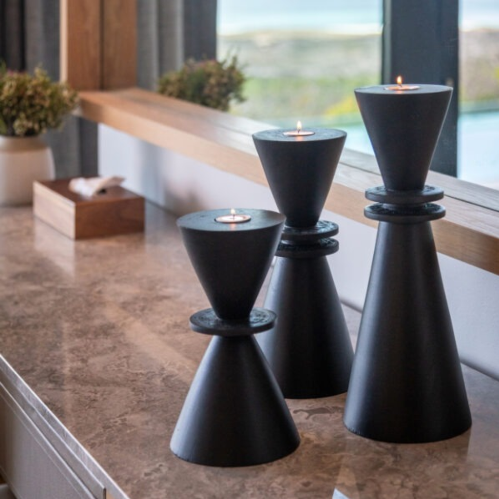 Oruka Candle Holder - Black