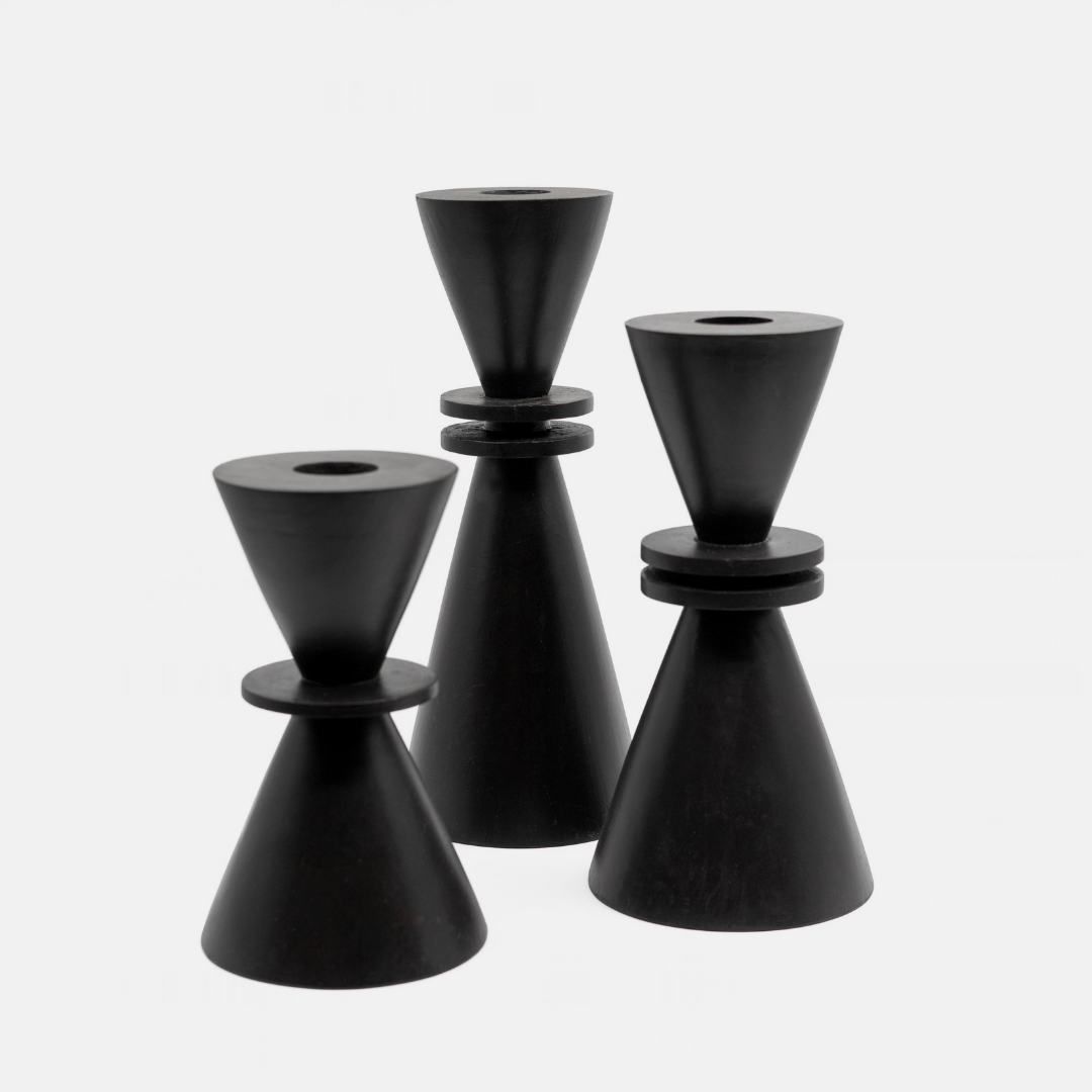 Oruka Candle Holder - Black