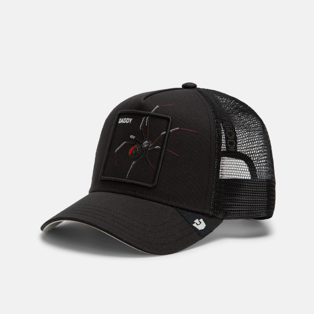 Over The Line Spider (Daddy) Trucker - Black