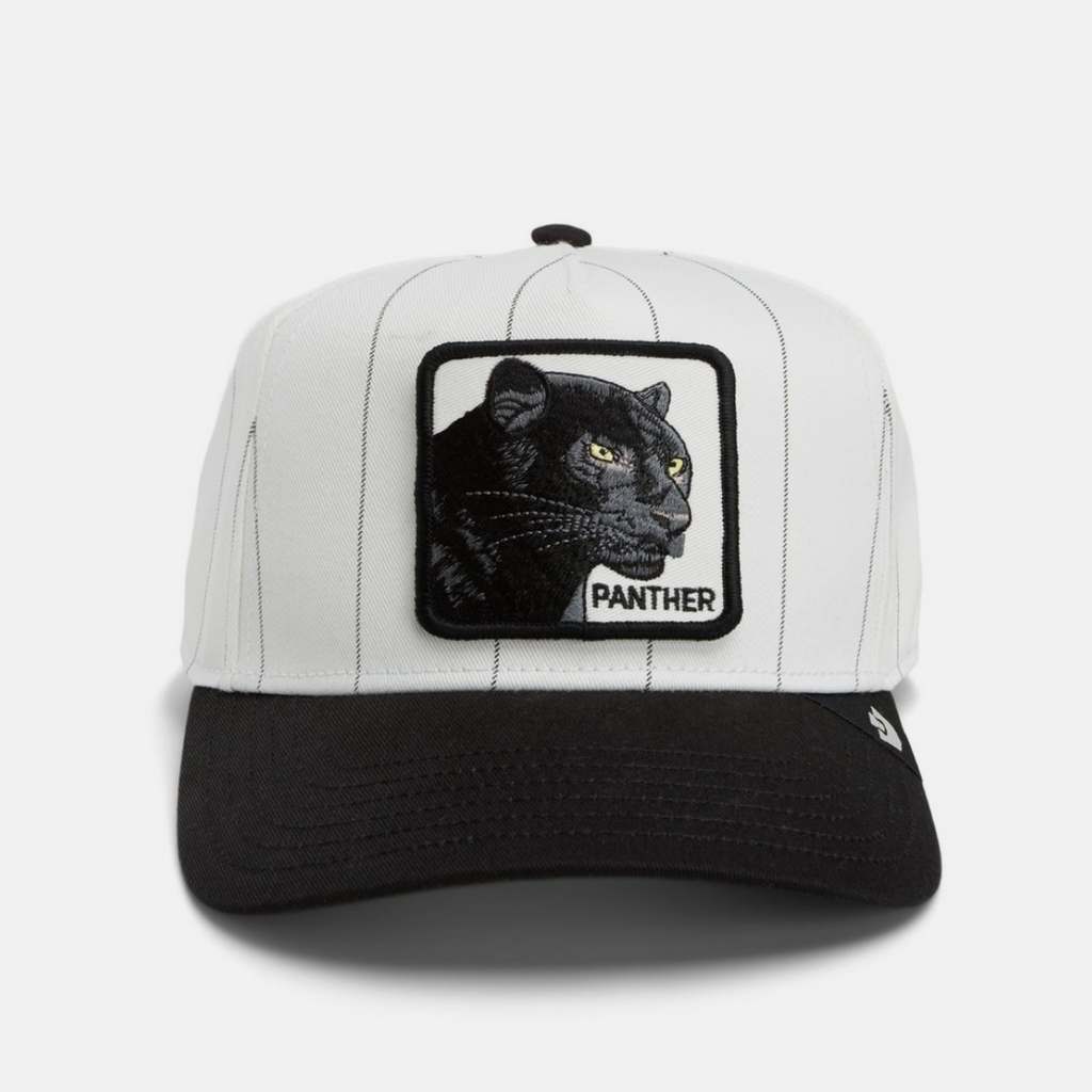 Panther Trucker Pinstripe - White