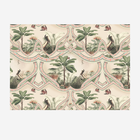 Paper Placemats - Peachy Tapestry