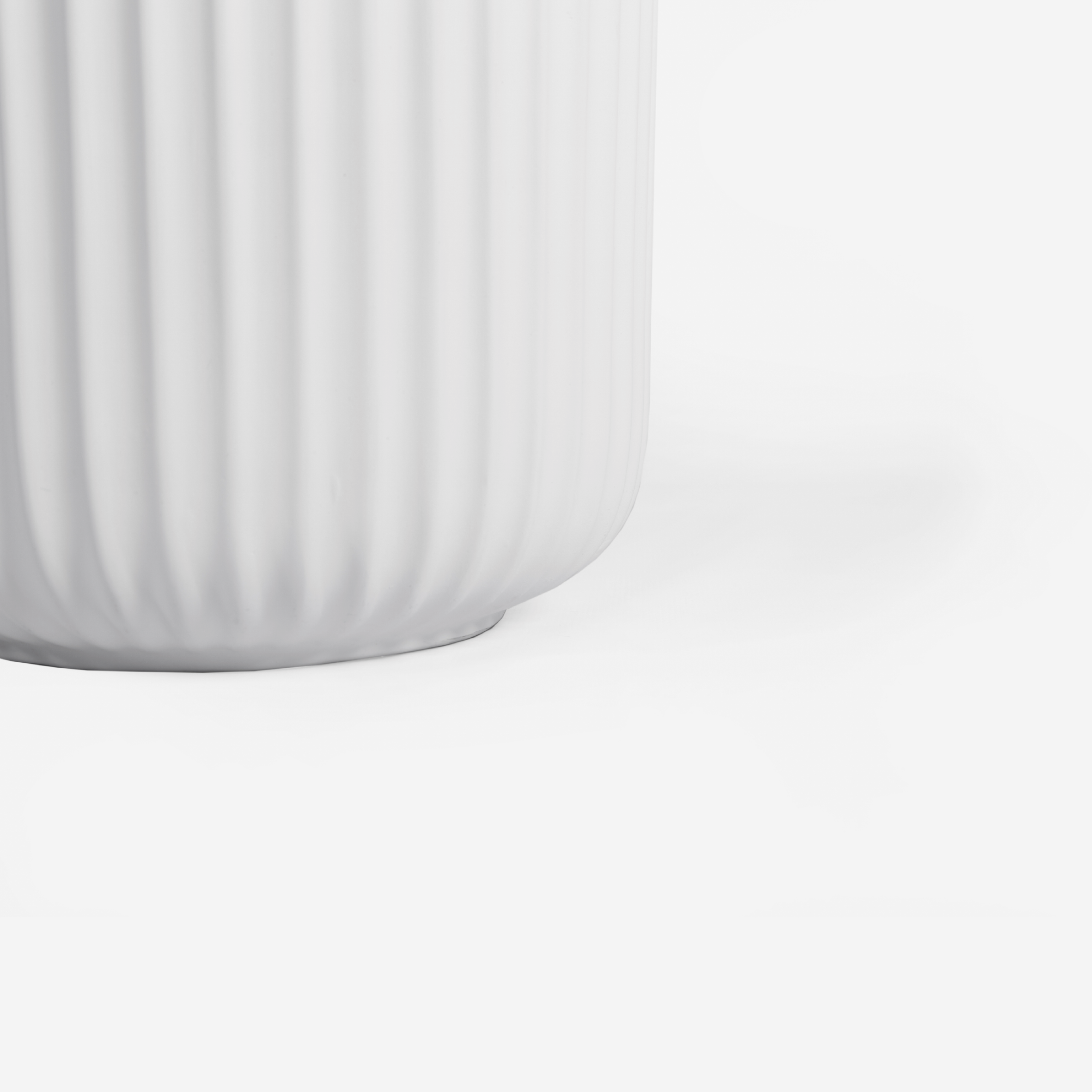 Paris Fluted Planter - White