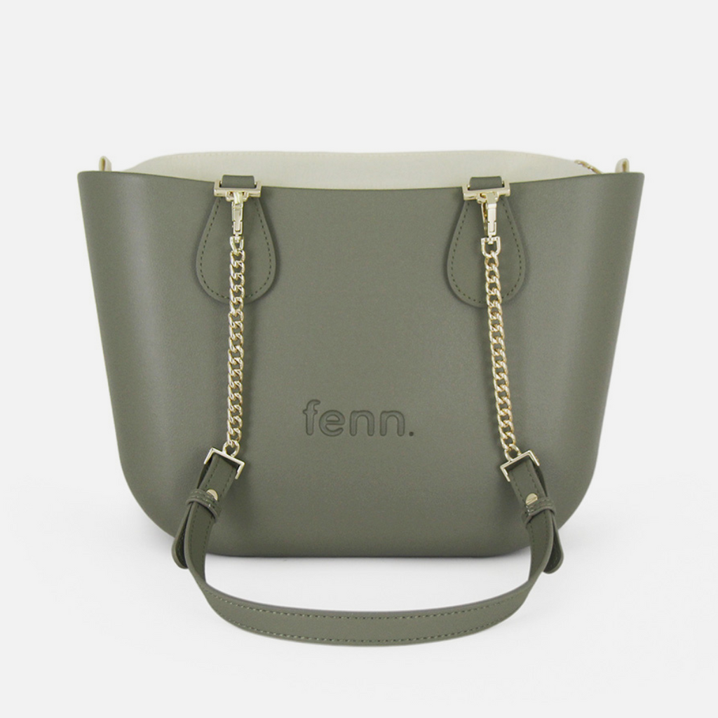 Petite Handbag - Watercress - Gold Chain