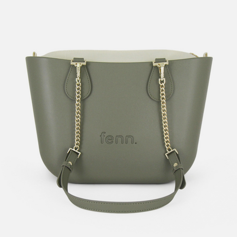 Petite Handbag - Watercress - Gold Chain