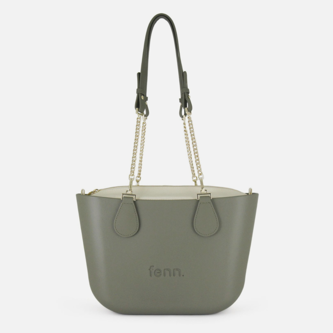 Petite Handbag - Watercress - Gold Chain