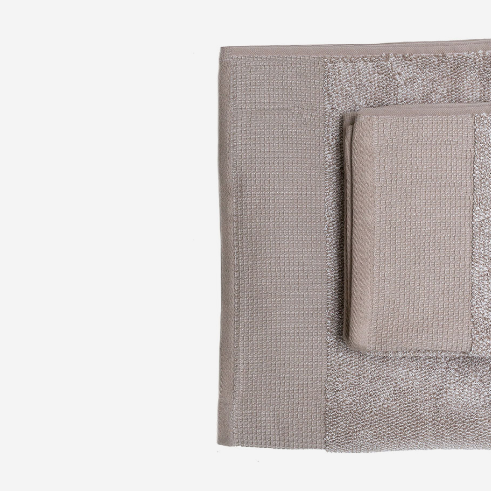 Plush Hand Towel - Oatmeal