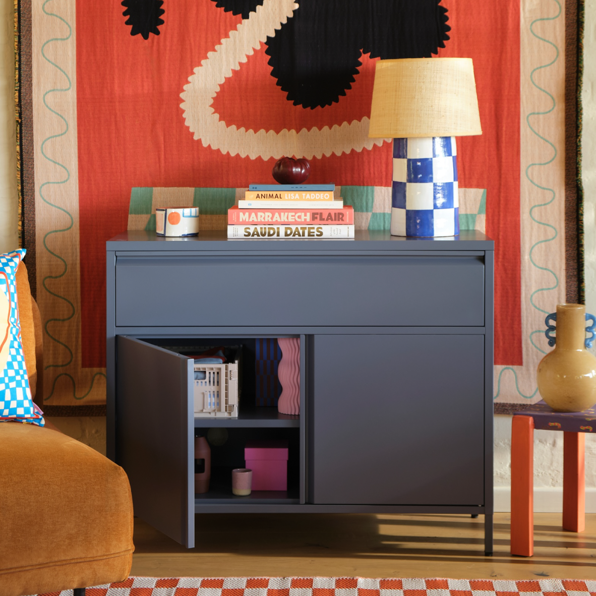 Popstrukt Bon Bon Sideboard - Carbon Grey