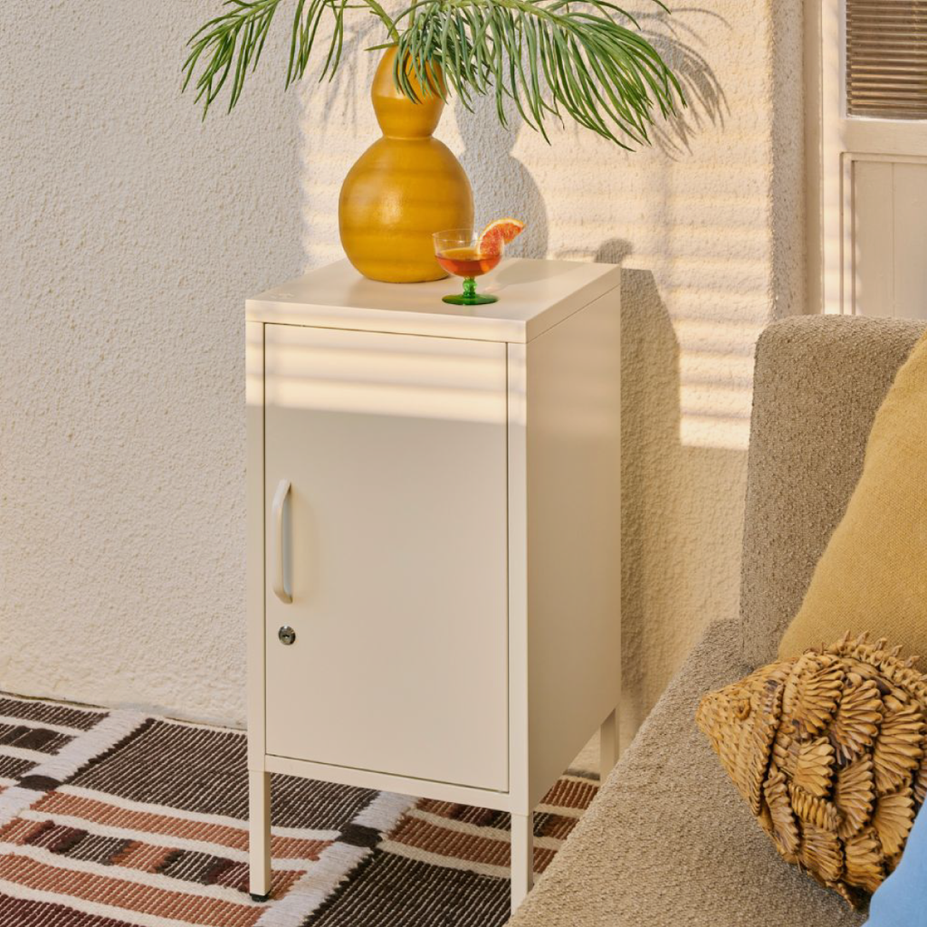 Popstrukt Sugar Cube Side Table - Soft White