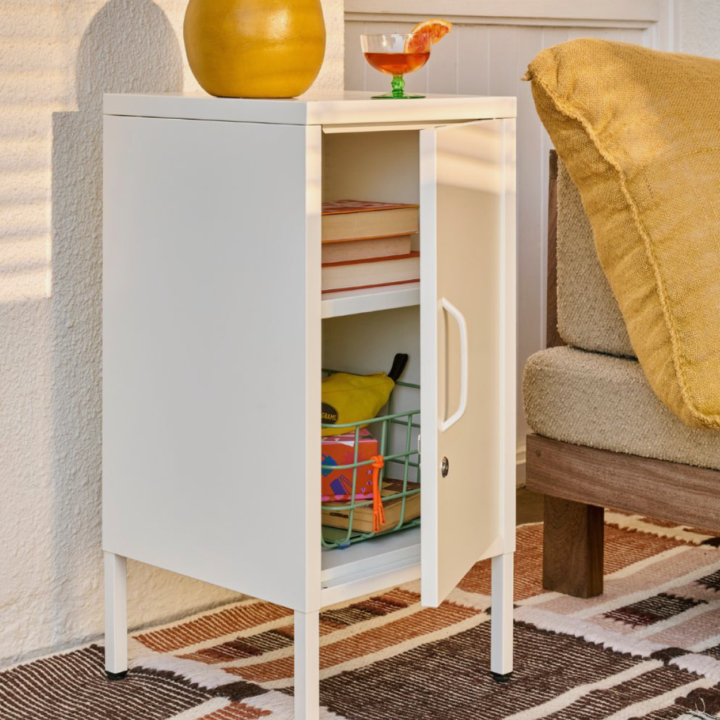 Popstrukt Sugar Cube Side Table - Soft White