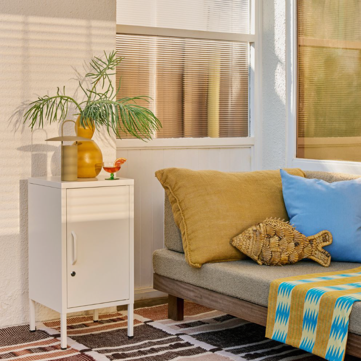 Popstrukt Sugar Cube Side Table - Soft White