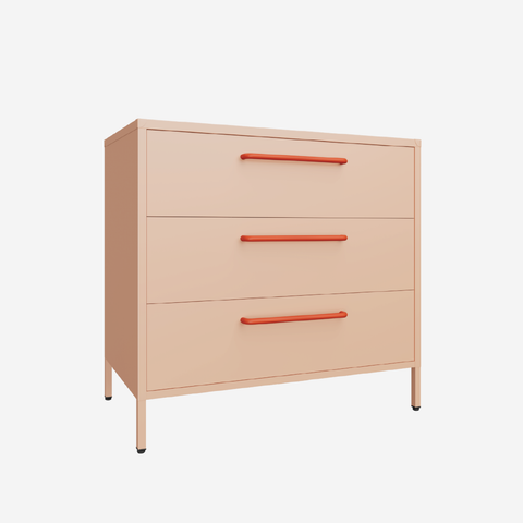 Popstrukt Sprinkles Chest of Drawers - Peach Pop