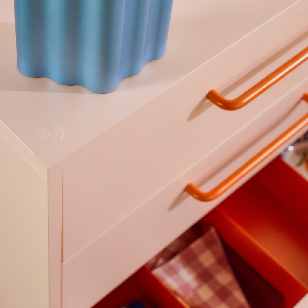 Popstrukt Sprinkles Chest of Drawers - Peach Pop