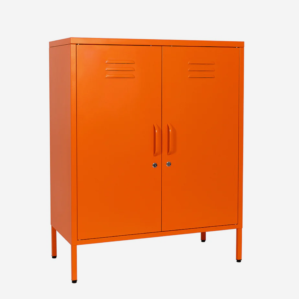 Popstrukt Sugar Cube Cabinet - Soda Pop Orange