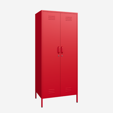 Popstrukt Sugar Cube Double Locker - Red Polka