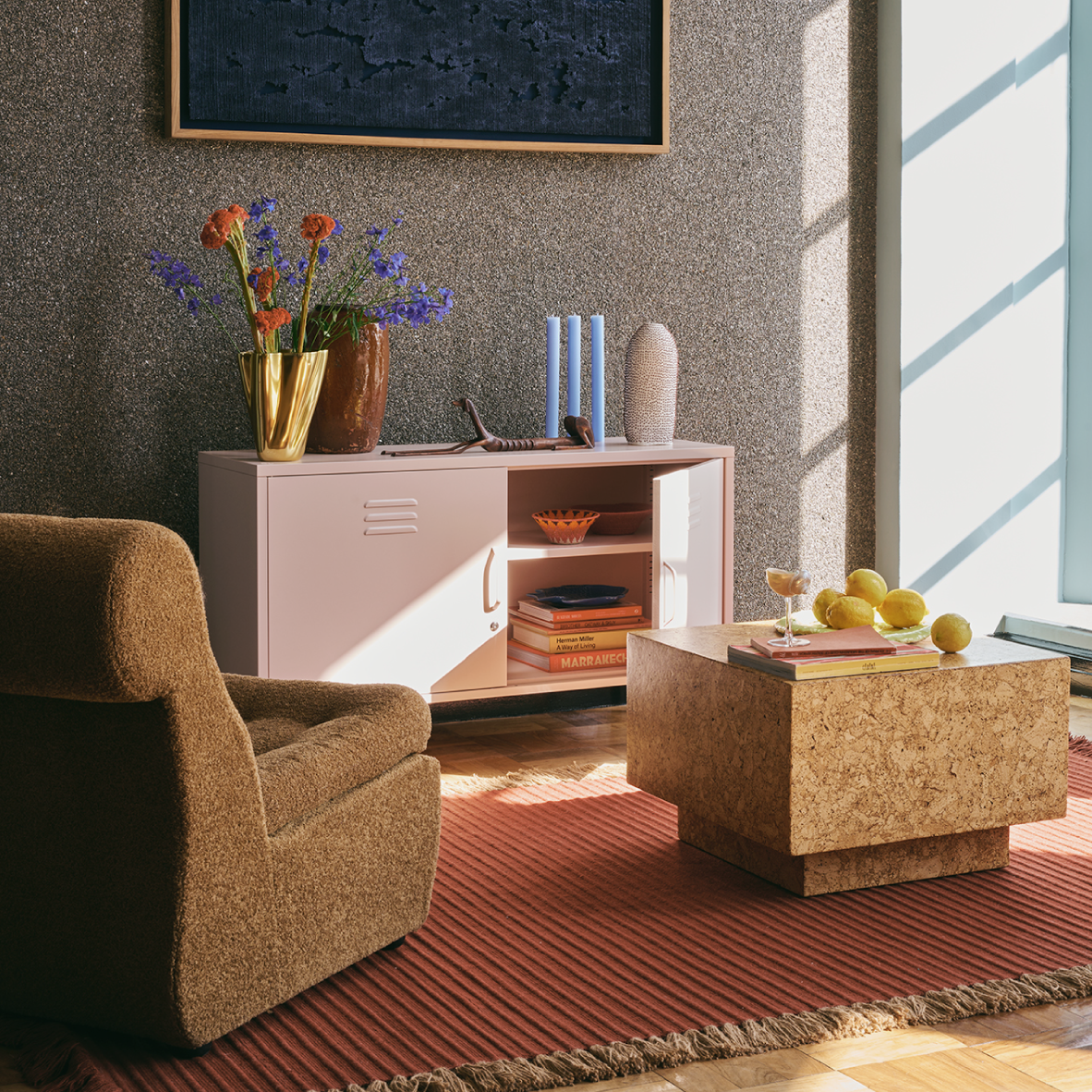Popstrukt Sugar Cube Media Unit - Blush