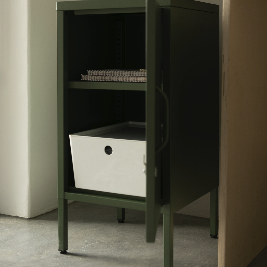 Popstrukt Sugar Cube Side Table - Dark Olive