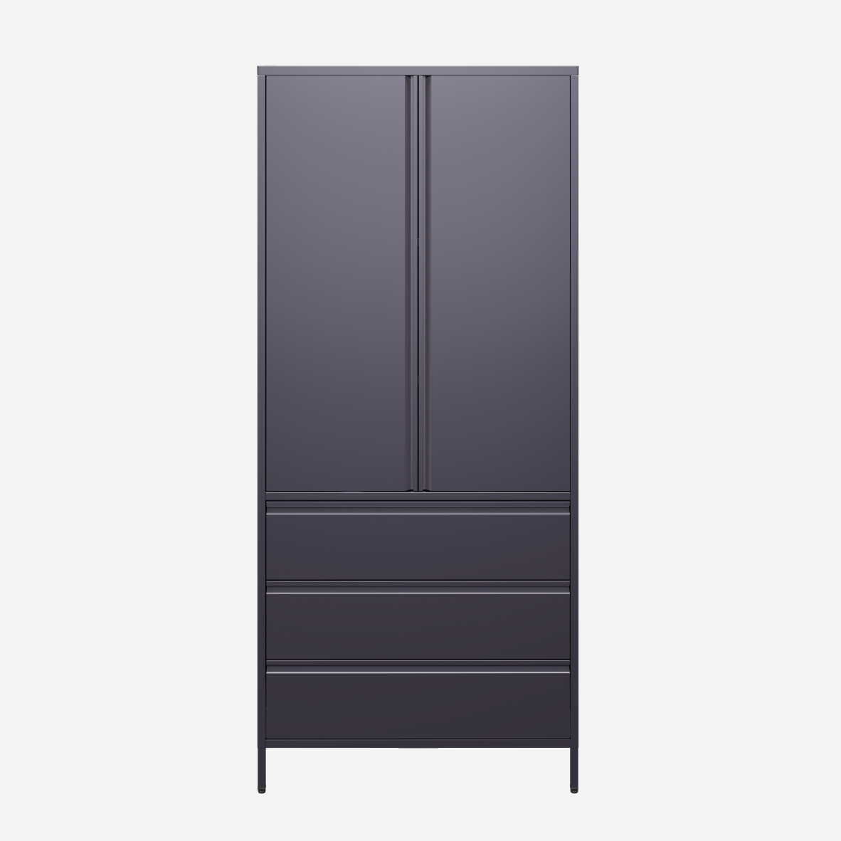 Popstrukt Bon Bon Double Locker - Carbon Grey