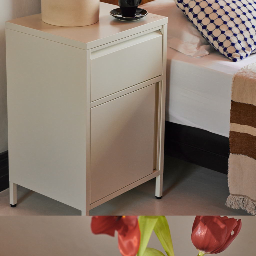 Popstrukt Bon Bon Side Table - Soft White