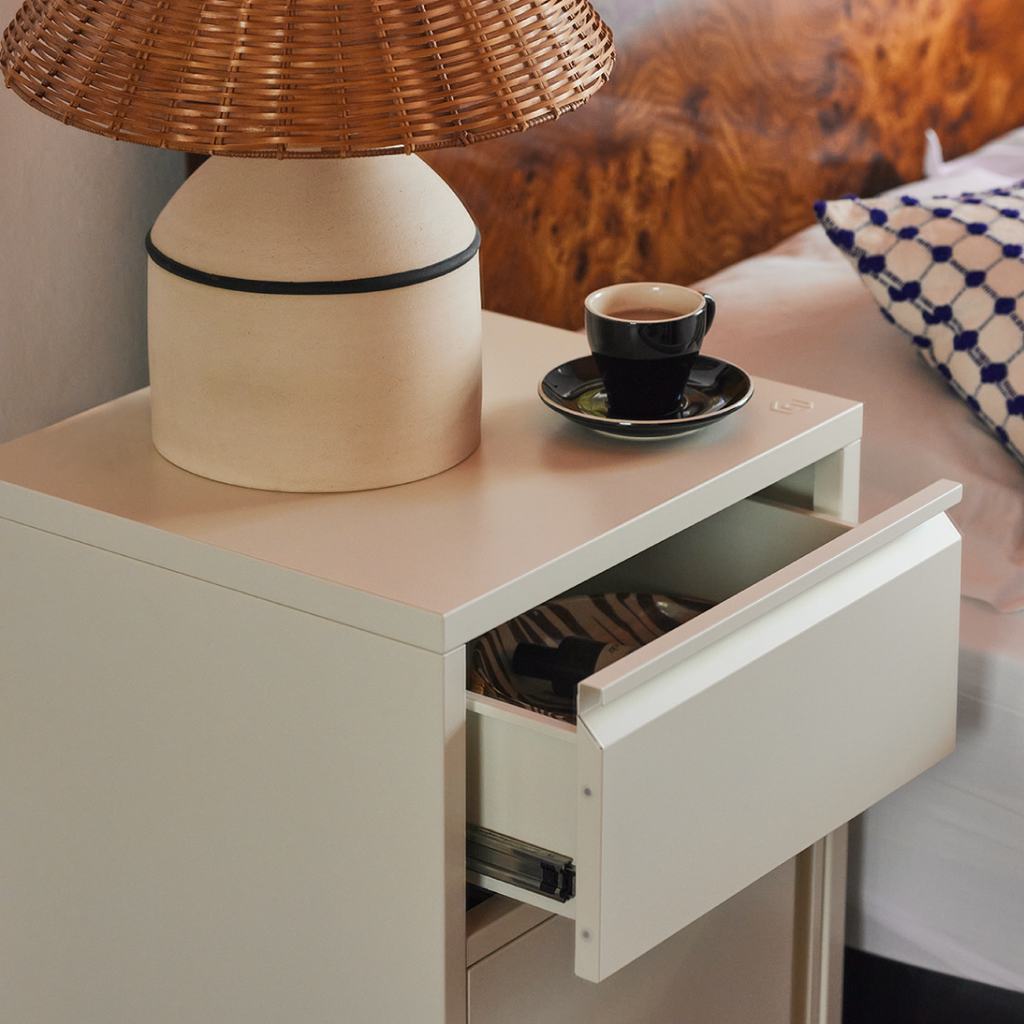 Popstrukt Bon Bon Side Table - Soft White