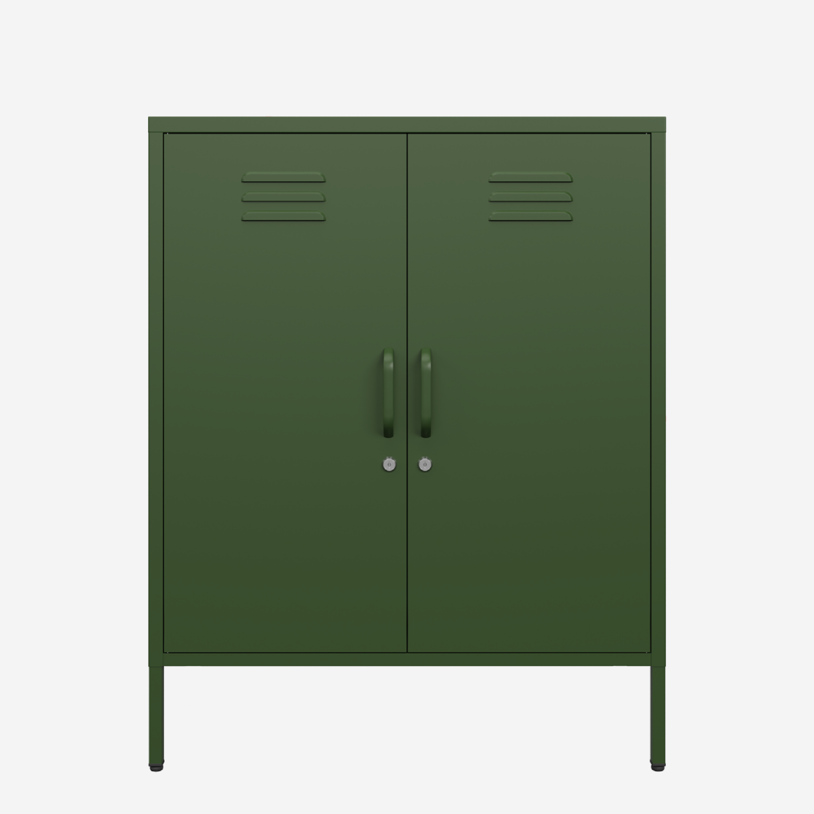 Popstrukt Sugar Cube Cabinet - Dark Olive