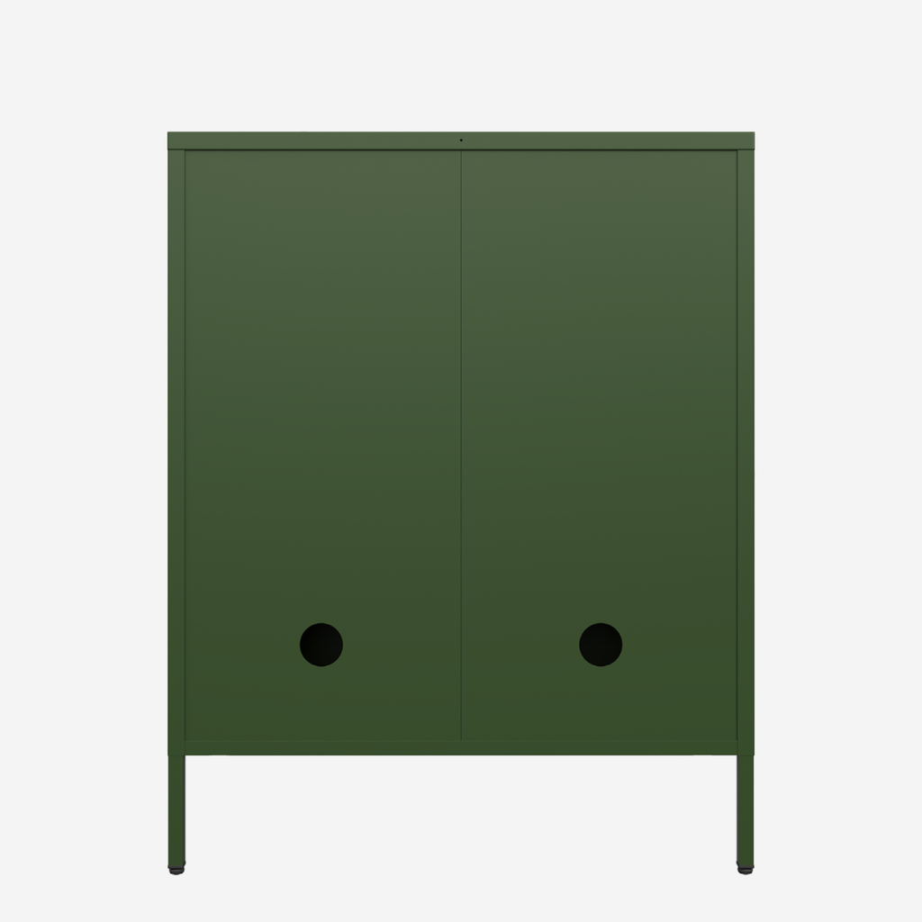 Popstrukt Sugar Cube Cabinet - Dark Olive