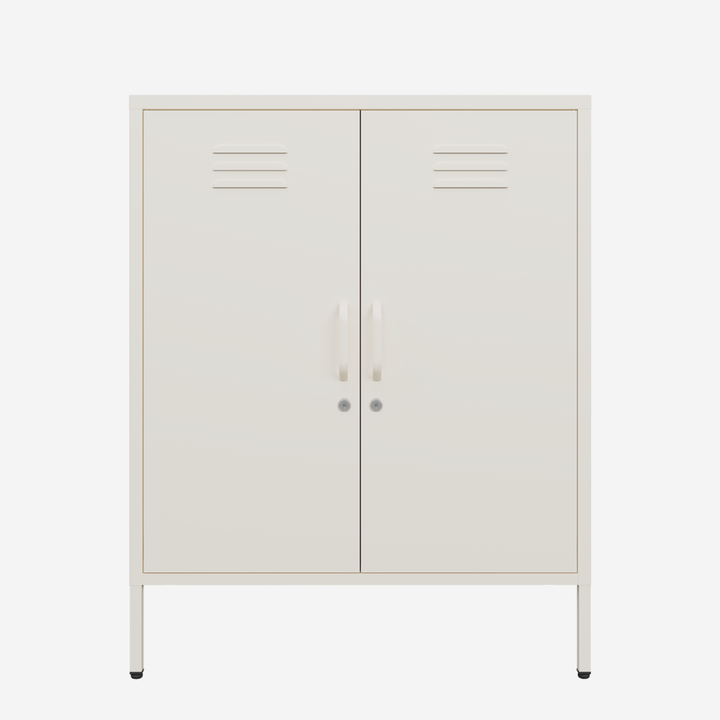 Popstrukt Sugar Cube Cabinet - Soft White