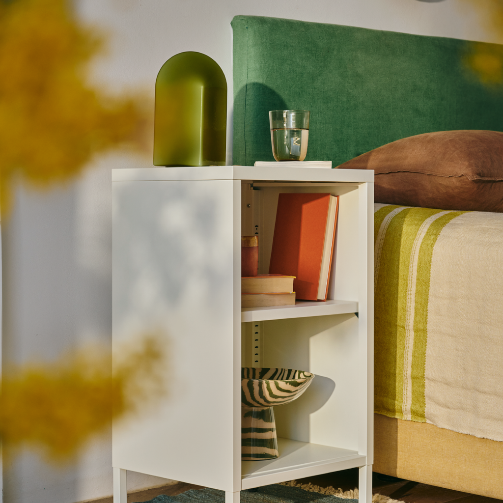 Popstrukt Wafer Side Table - Soft White Sand