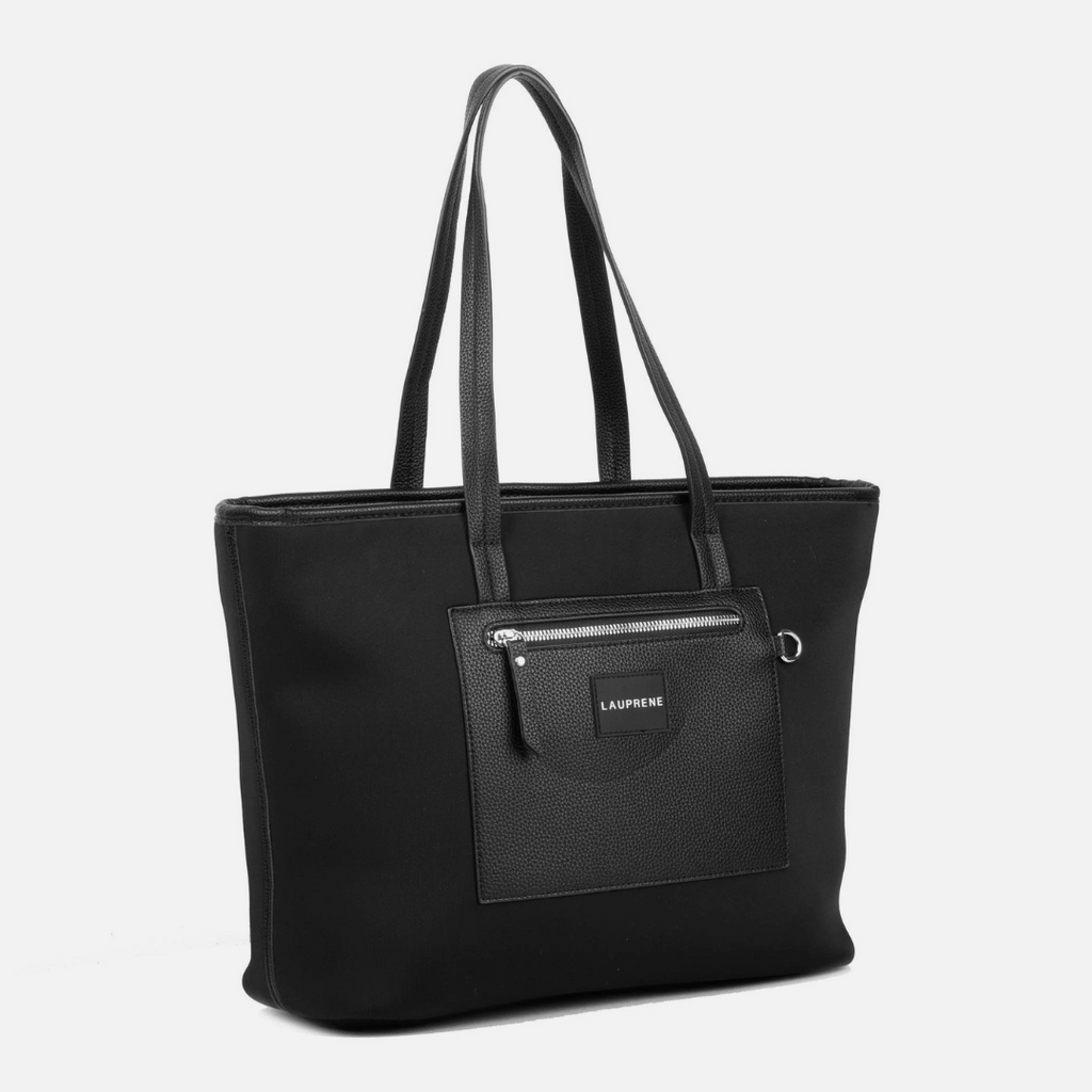 Supanova Neoprene Zippered Tote - Black