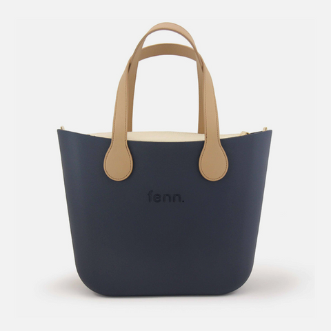 Original Handbag - Navy - Tan