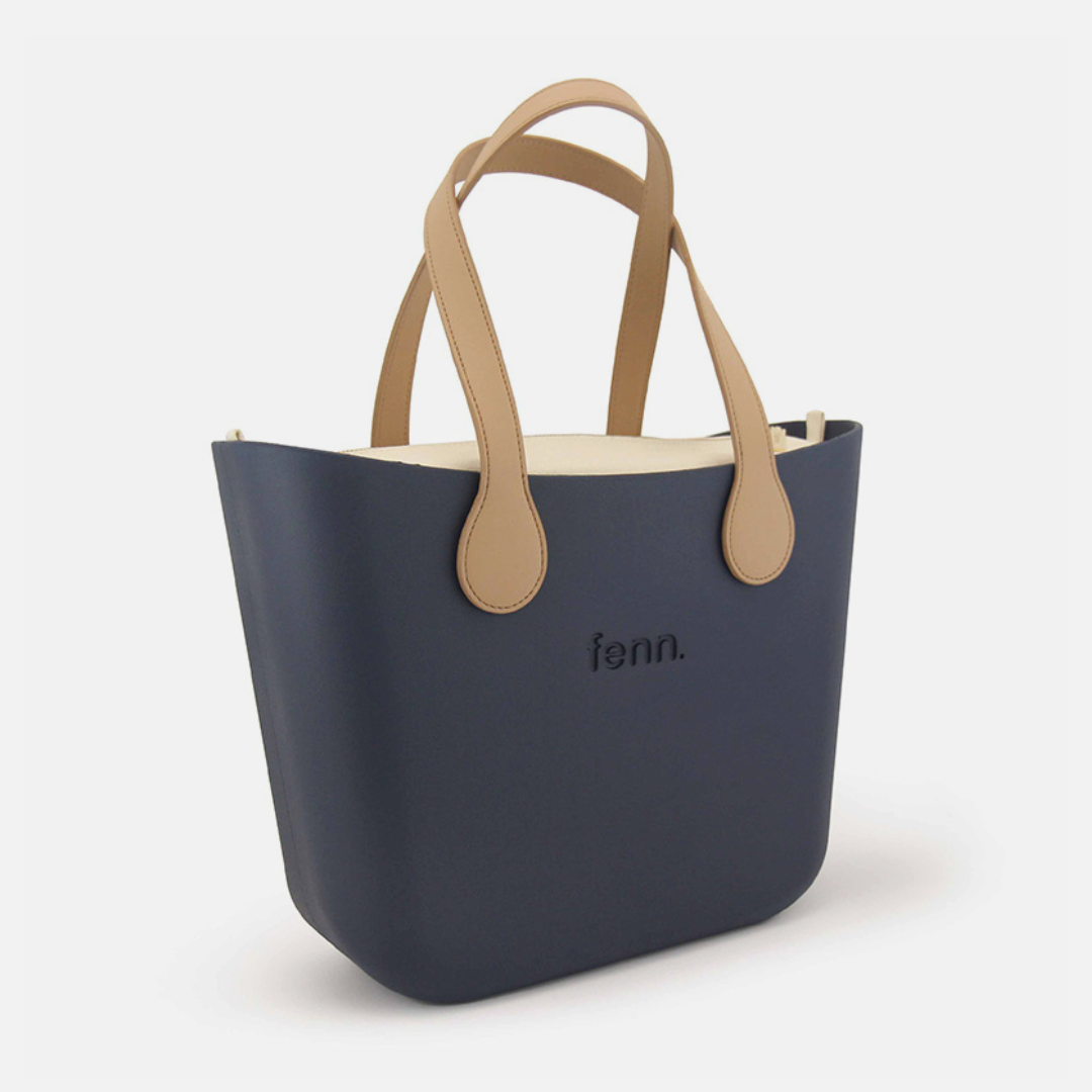 Original Handbag - Navy - Tan