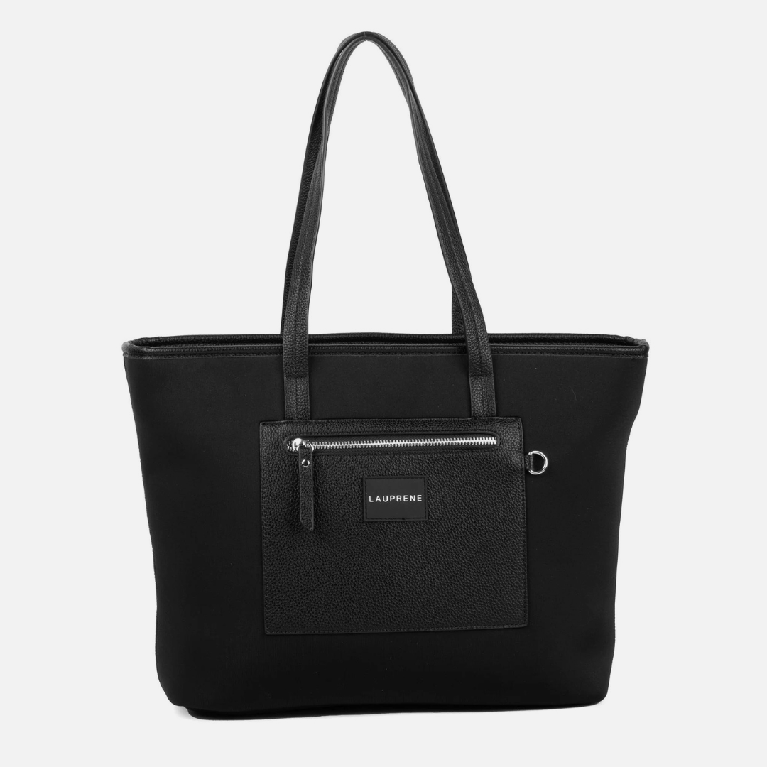 Supanova Neoprene Zippered Tote - Black