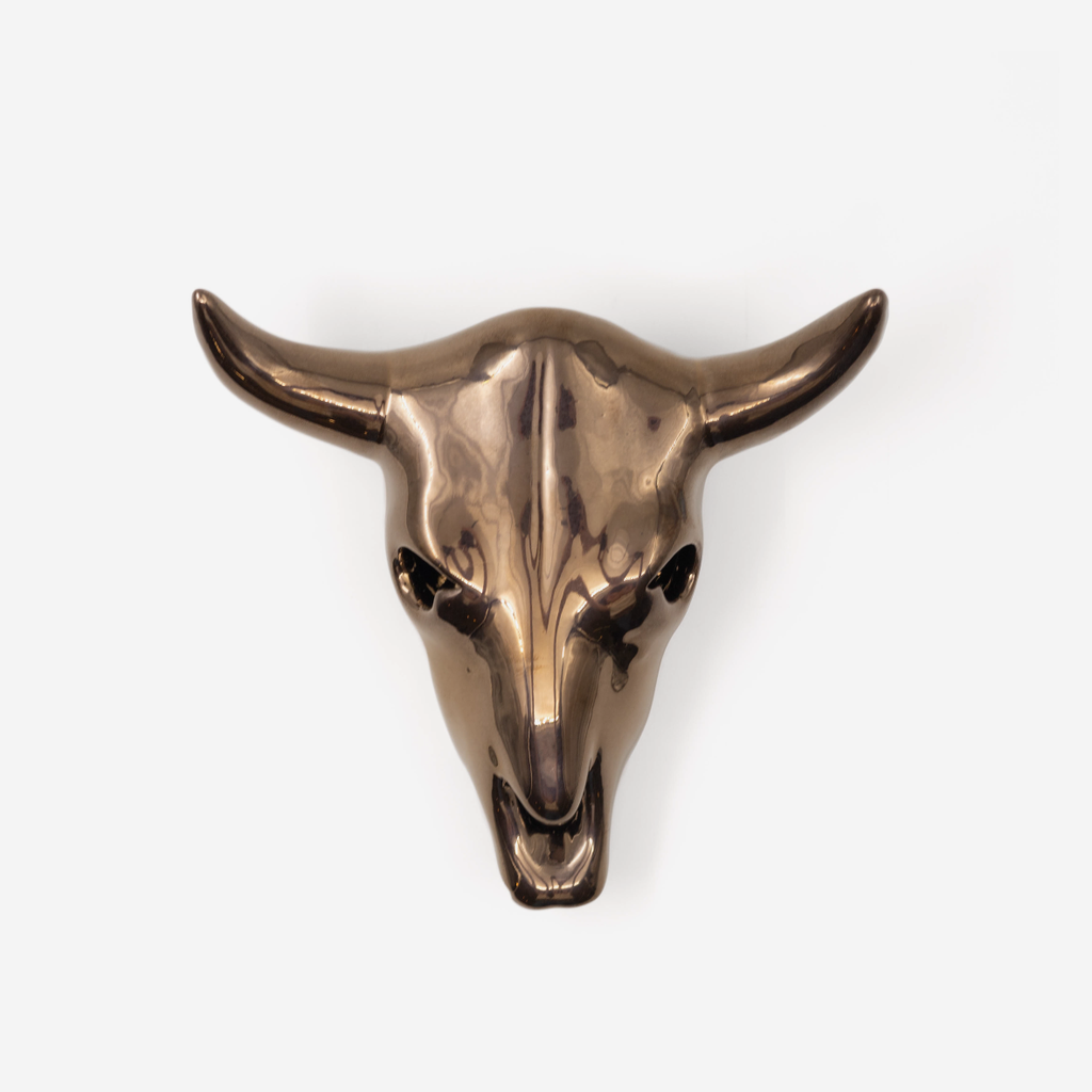 Cow Skull Medium - Bronze