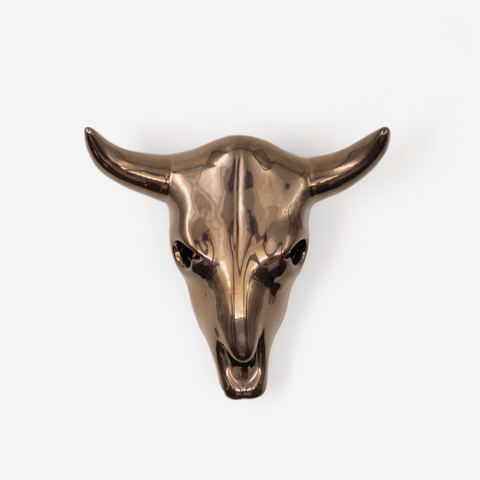 Cow Skull Medium - Bronze