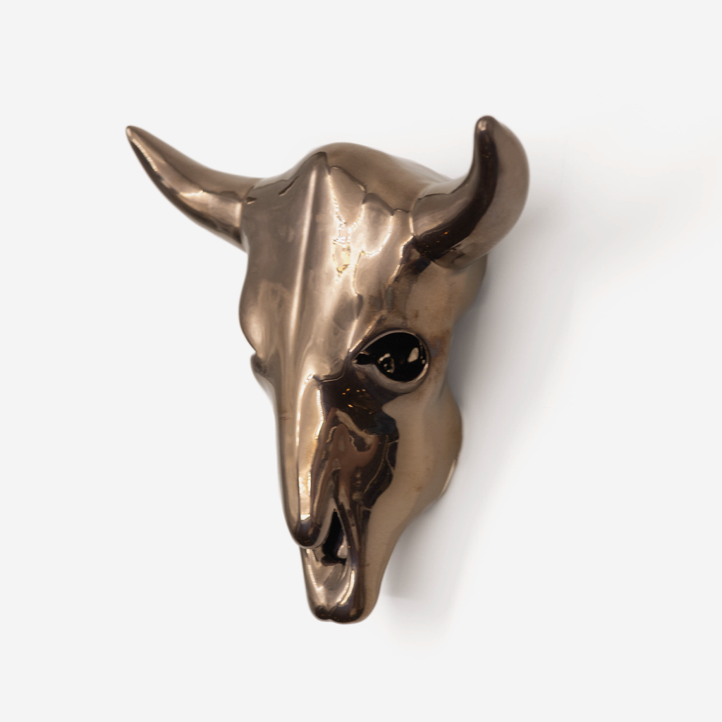 Cow Skull Medium - Bronze