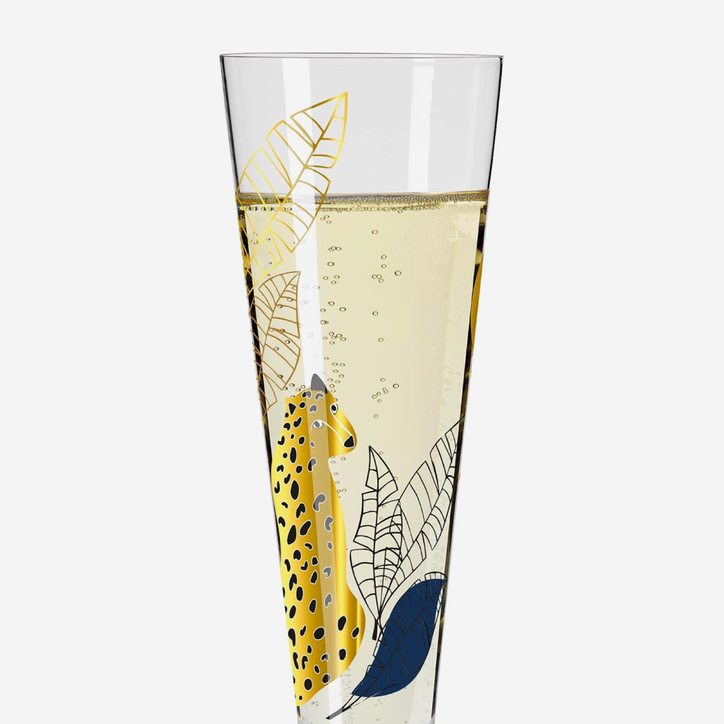 GoldNight Champagne Glass - Concetta Lorenzo