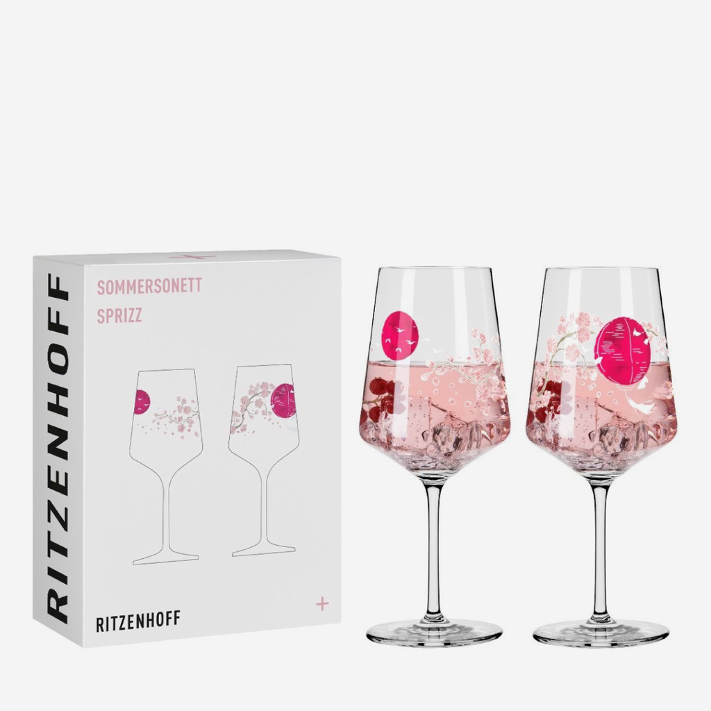 Summer Sonnet Aperitif Glass Set Of 2 - Melina Sparschu