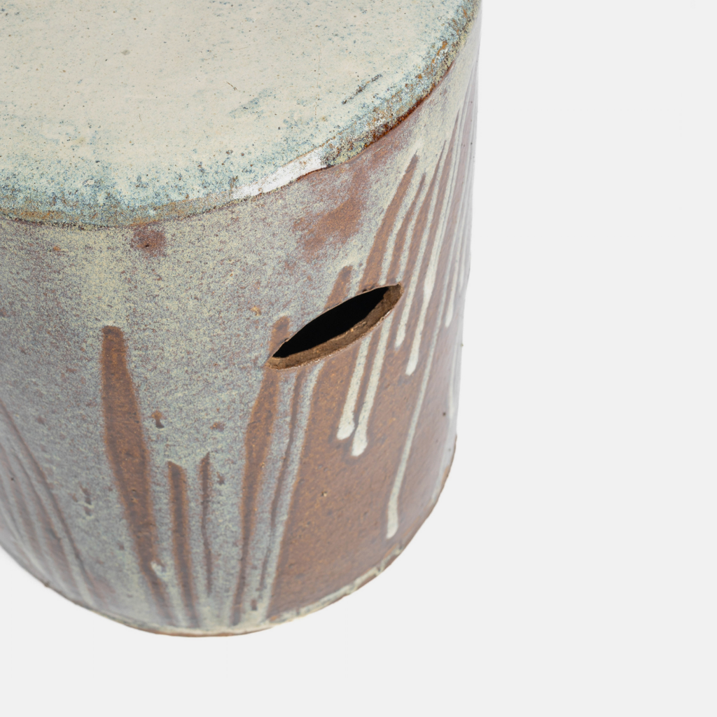 Round Stool - Spilt Milk