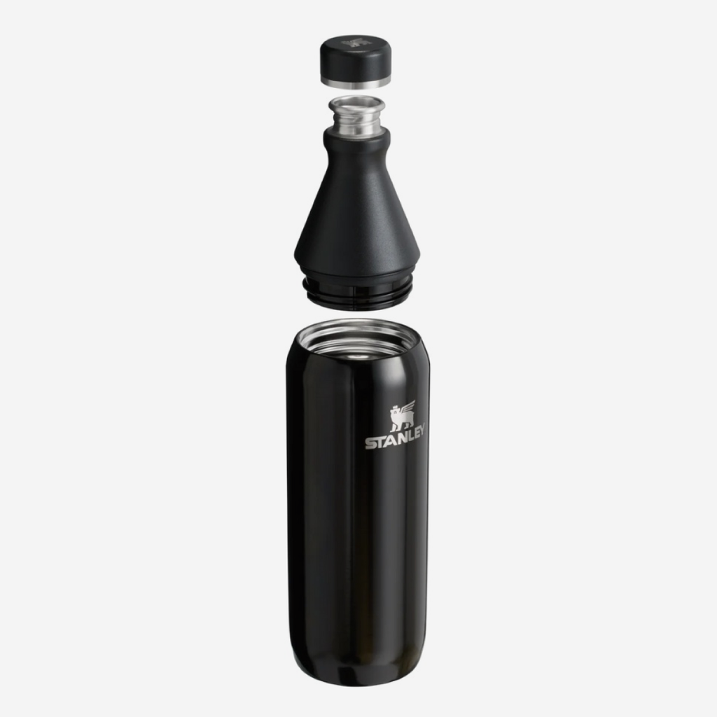 The All Day Slim Bottle 600ml - Black