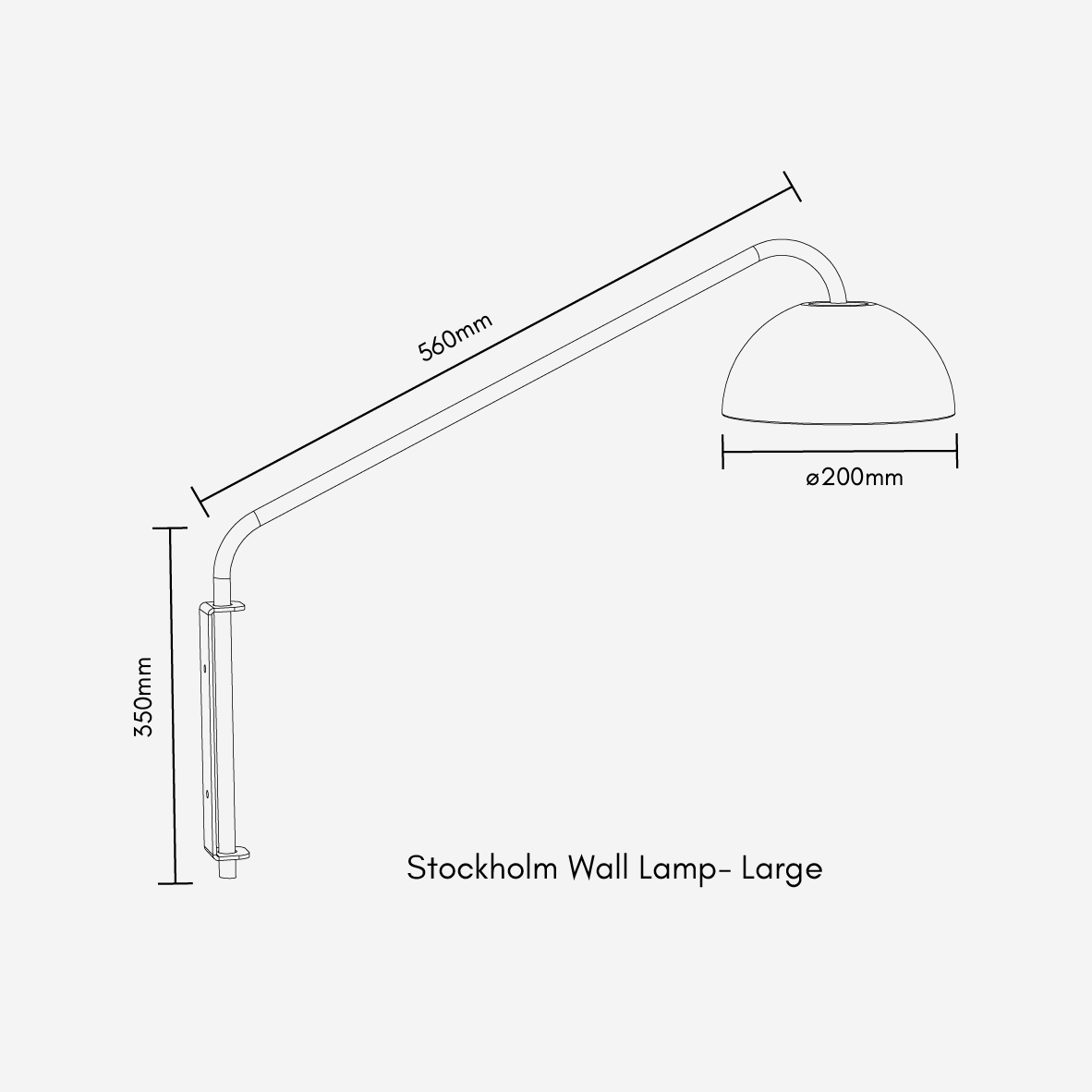 Stockholm Wall Lamp - Large