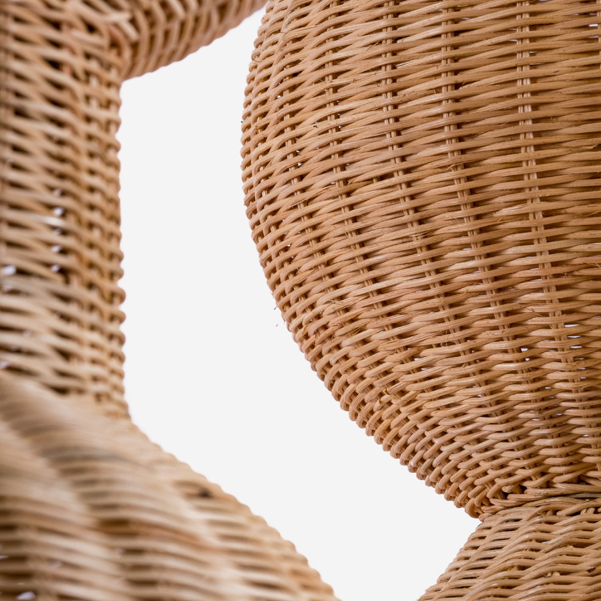 Rattan Lampshade - Terraced Sphere